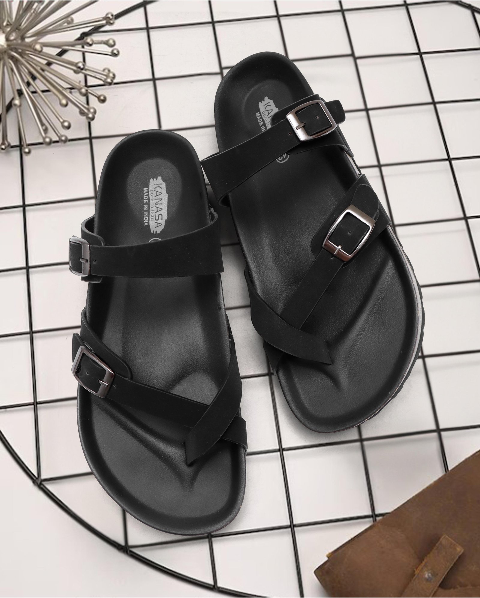 KANASA Classic Buckle Sandal
