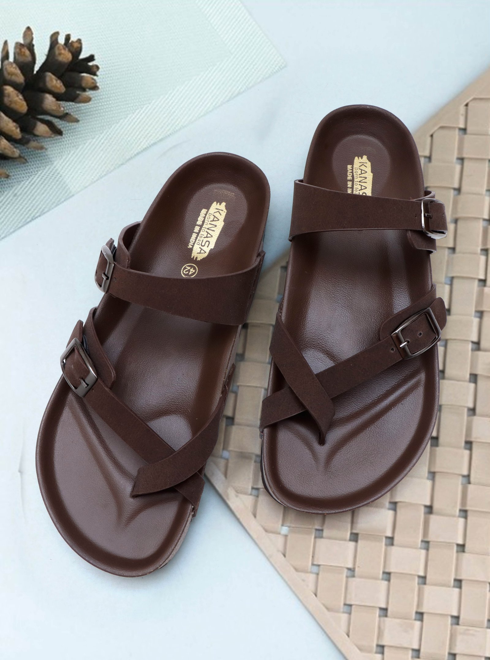 KANASA Classic Buckle Sandal